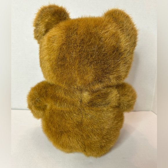 Cuddle Wit Dark Brown Bear Stuffed Animal Sitting 14 inch Plush with Bow Tie - Picture 2 of 5